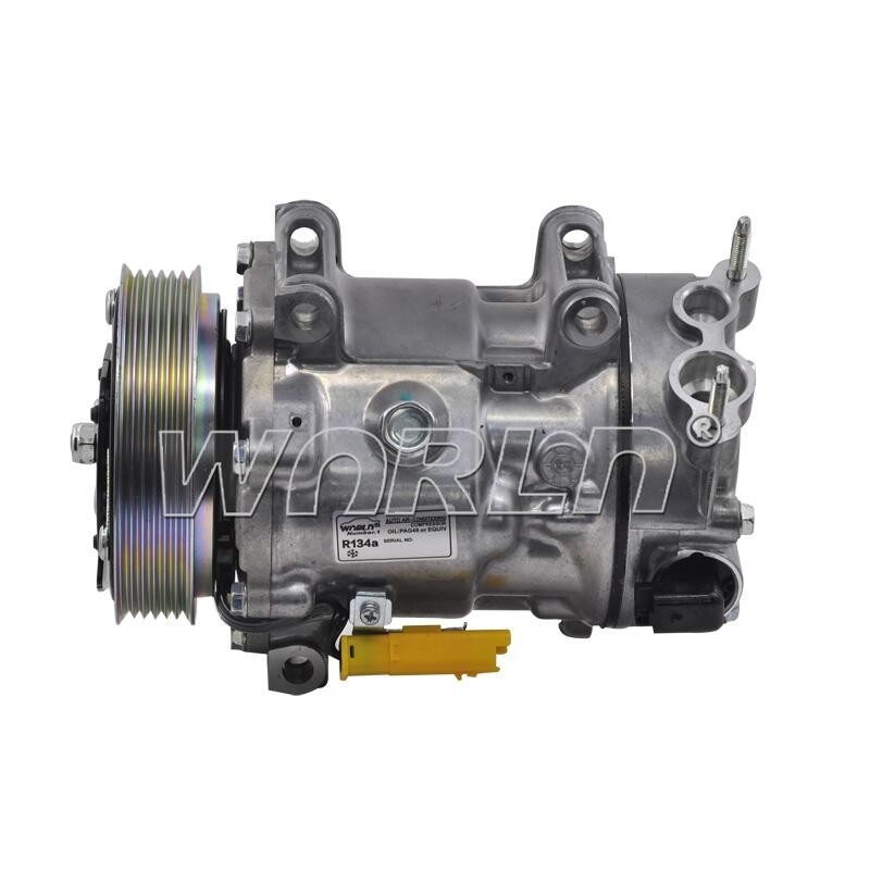 12V Car Compressor For Peugeot407 For Citroen C4 7C16 6PK 2008-2015 6453QL/6453WN