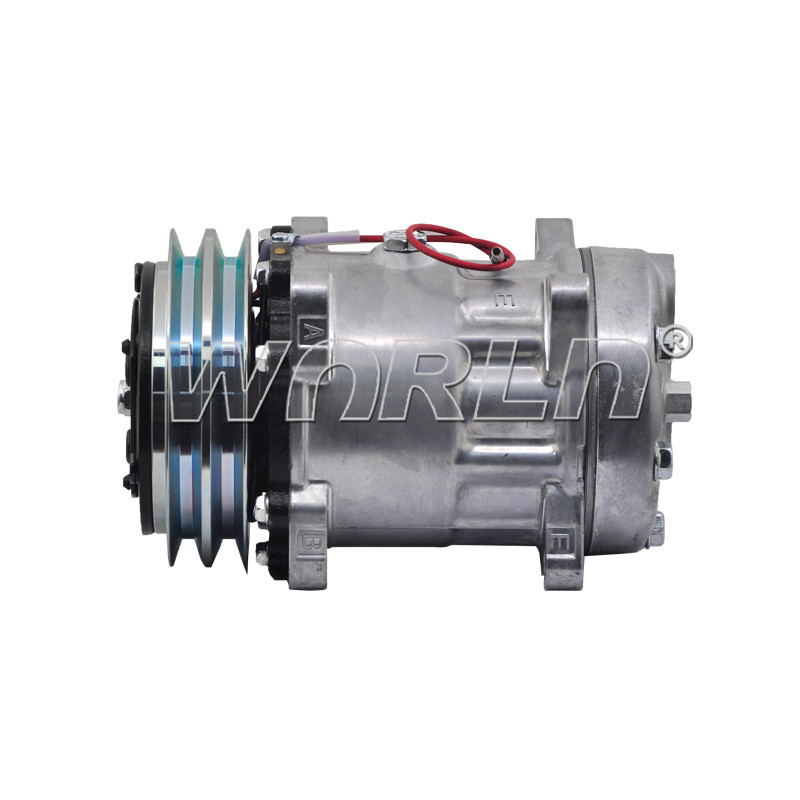 7H15 2A Vehicle Auto Air Conditioning Compressor For MasseyFerguson 12V