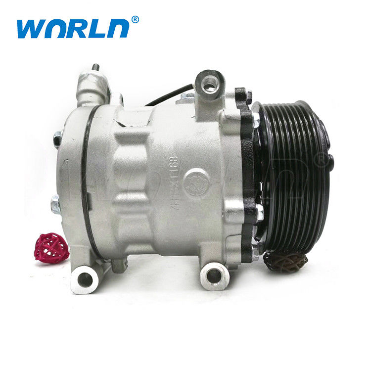 24V 6PK Truck AC Compressor For SANY XCMG CAMC Crane 708 7H13 Air Conditioners