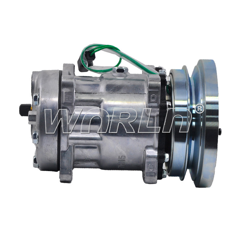 7H15 Truck AC Compressor For Caterpillar Volvo SD7H157989 SD7H158107 SD7H158277