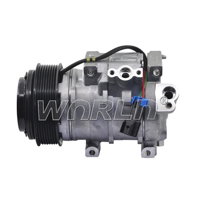 RC.600.486 Auto Air Condition Compressor For 10SRE18C Máquina pá Carregadeira John Deere 624k 544k - 24 Volts Polia 8pk 126mm WXTK176