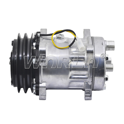 24V Vehicle Cooling Compressor AT262559 6064127 For Kobelco For Komatsu For Caterpillar WXTK021