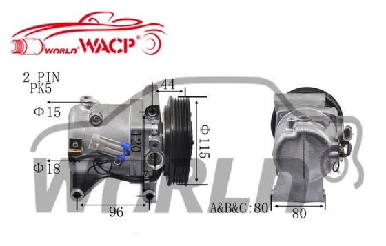 RC.600.225 Car Air Conditioner Compressor 51786321 For Palio Fire Uno Siena WXFT023