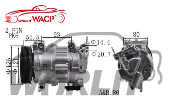 1139068 6CVC13 5PK Car AC  Compressors For Opel Zafira For Astra1.6 WXOP006