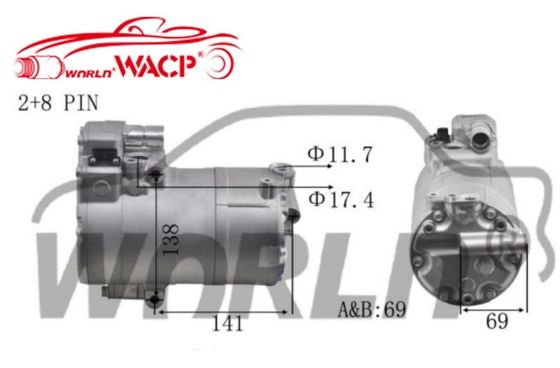 WXHB019A Electric Car AC Compressor