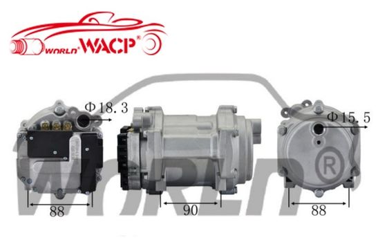 Universal Electric AC Compressor For WXHB055 Car Air Conditioner Parts WXHB055