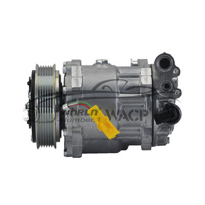 9800849780 Car AC Compressor 7C16 6PK  For Peugeot407 CitroenC5 C6 2.7 3.0 WXPG054