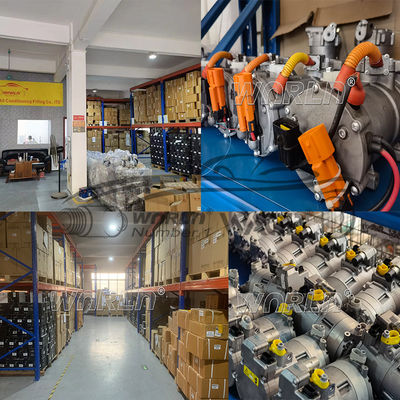 MSC200 2B Bus Auto Air Conditioning Compressor For Mitsubishi Bus 24V ...