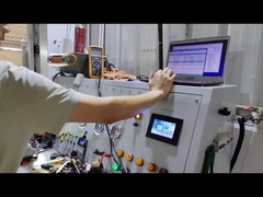 Automobile air conditioning compressor production pressure test demonstration