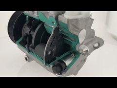 Display of the internal structure of the automobile air-conditioning compressor