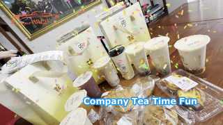 It's time for our fun afternoon tea at the company again. Thank you, Weixing Company.